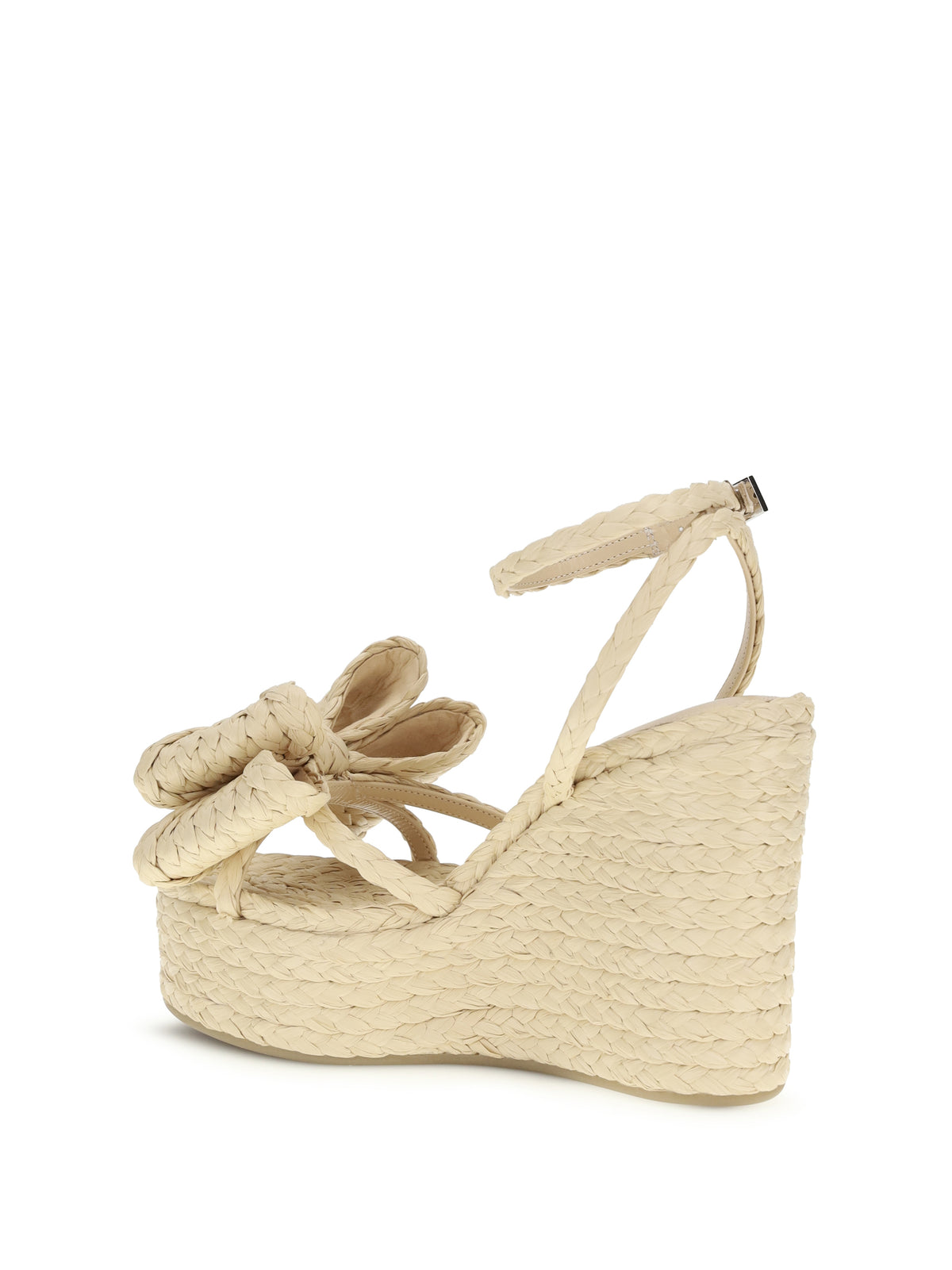 Mach & Mach Women Le Cadeau Raffia Wedge Sandals