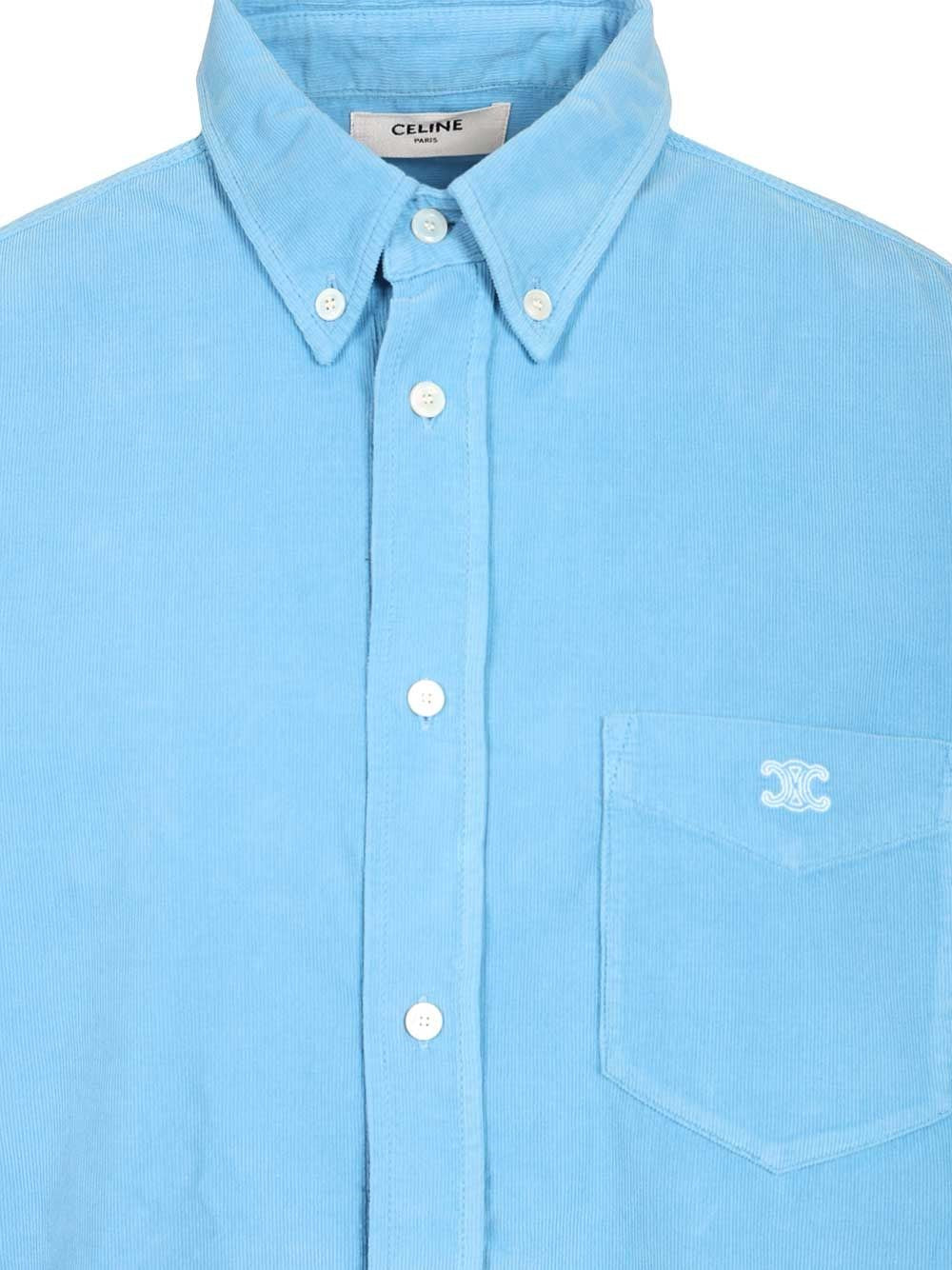 Celine Men Corduroy Shirt