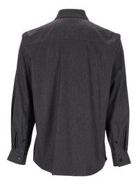 Burberry Burberry Men Wool And Cashmere Overshirt