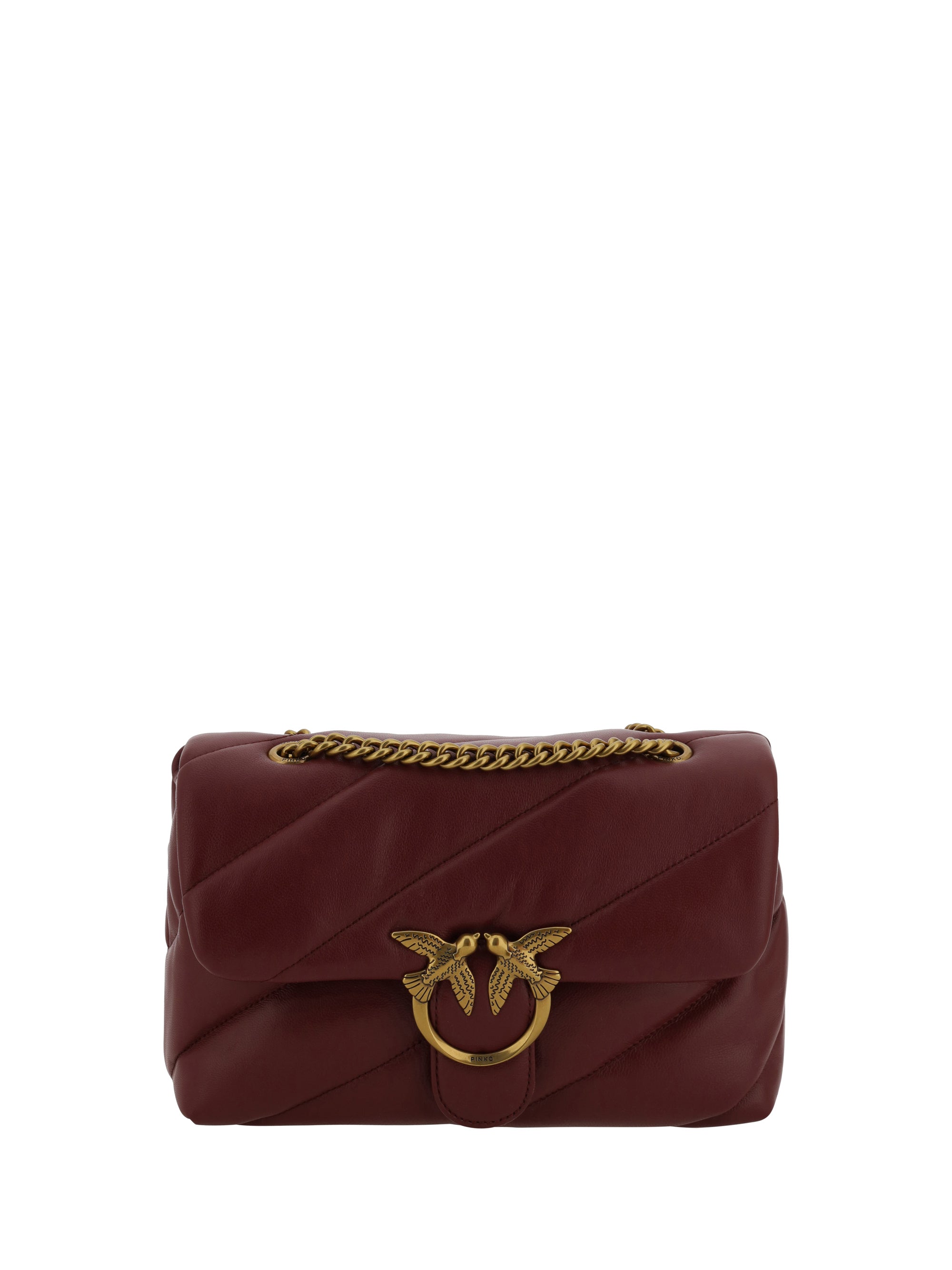 PINKO Pinko Women Love Classic Leather Shoulder Bag
