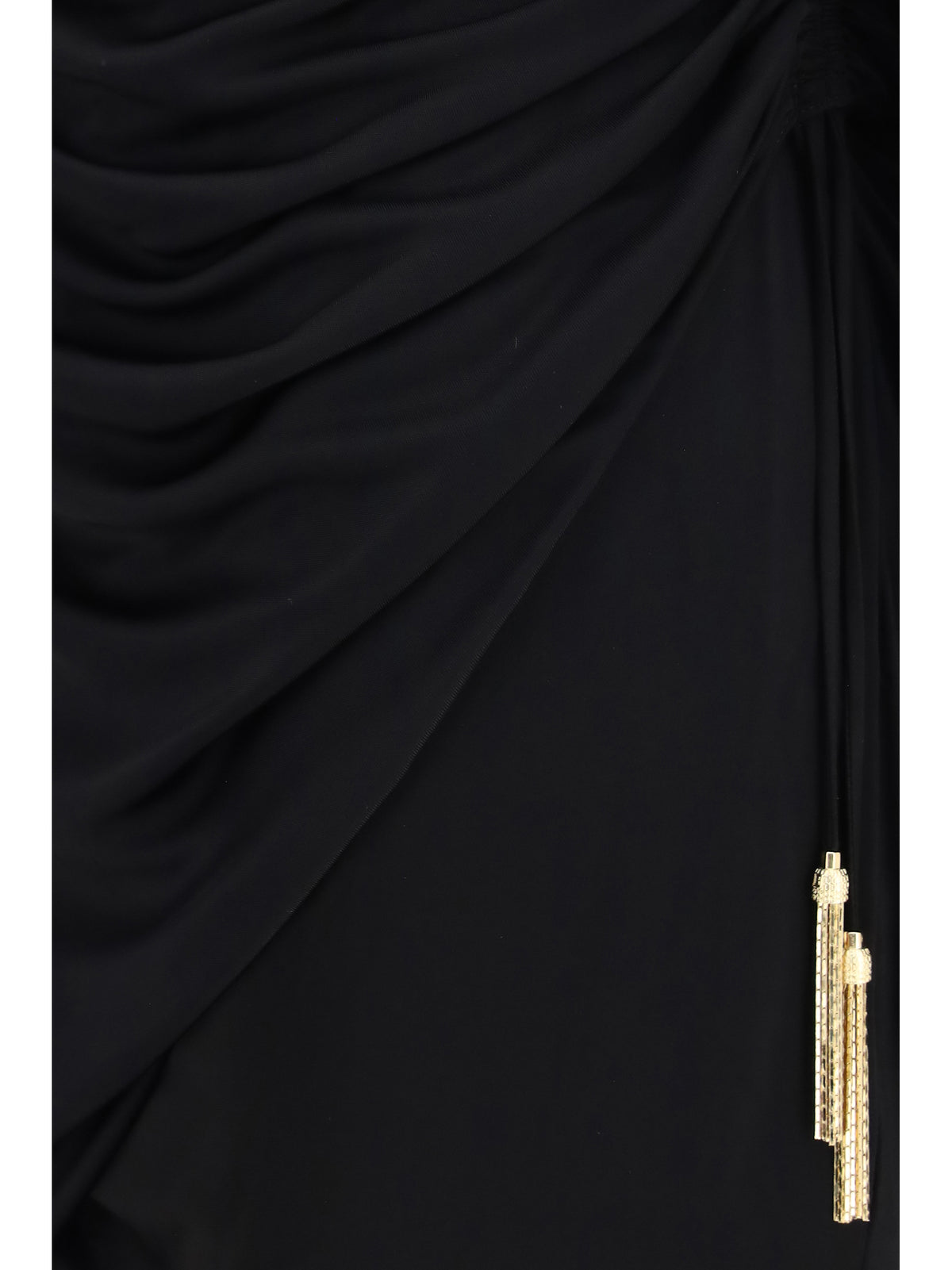Balmain Women Draped Jersey Mini Dress