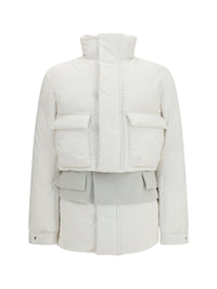 Sacai Women Double Padded Jacket With Zip Closure