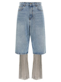 Giuseppe Di Morabito Women Crystal Jeans + Leggings