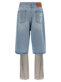 Giuseppe Di Morabito Women Crystal Jeans + Leggings