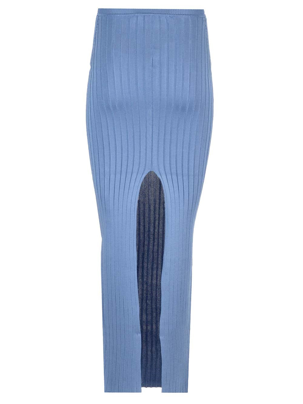 Marni Women Long Celestial Ribbed Skirt