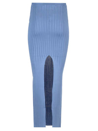 Marni Women Long Celestial Ribbed Skirt