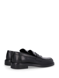 Burberry Burberry Men Pembroke Loafers In Leather And Check