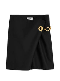 Celine Women Mohair Wool Shorts