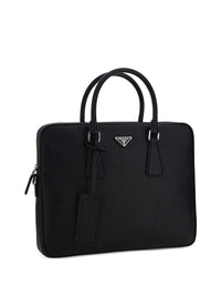 Prada Men Saffiano Leather Briefcase