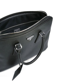 Prada Men Saffiano Leather Briefcase
