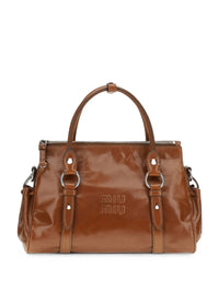 Miu Miu Women Borsa A Mano In Pelle Lucida