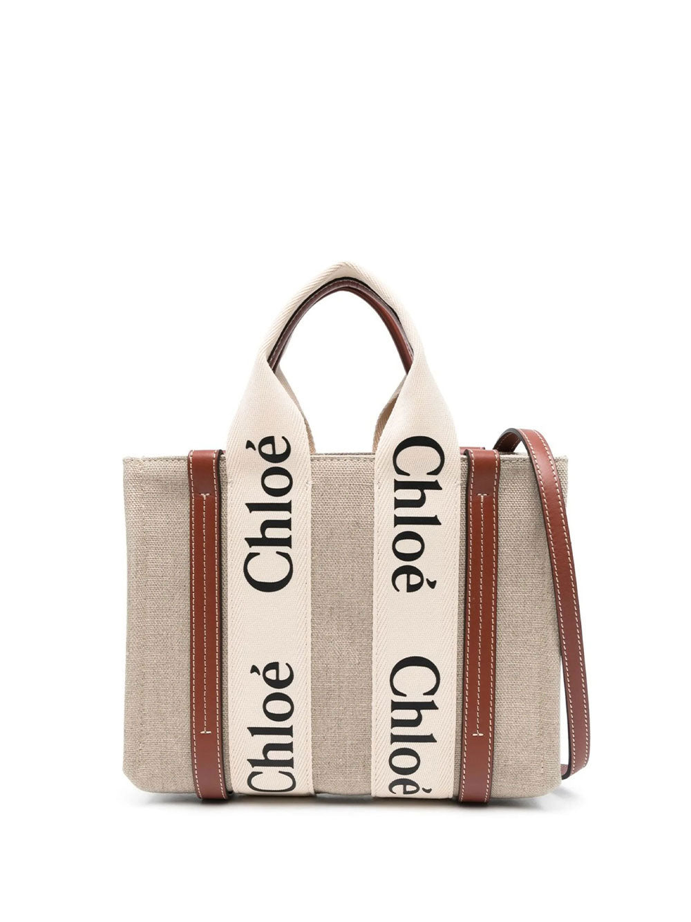 CHLOE Chloe Women Tote Bag "Woody" Piccola In Lino