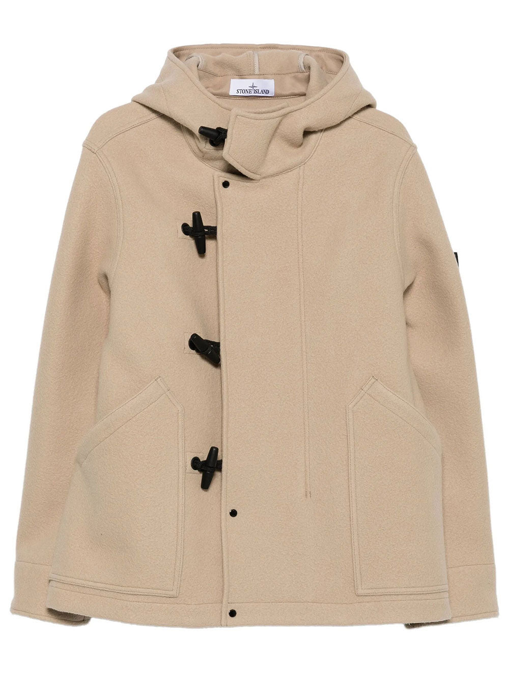 STONE ISLAND Parka "Heavy Melton" Corto Con Alamari Women