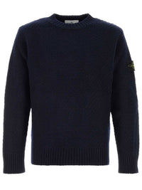 Stone Island Men Maglione Girocollo Vestibilità Loose A Costine