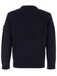 STONE ISLAND Maglione Girocollo Vestibilità Loose A Costine Women
