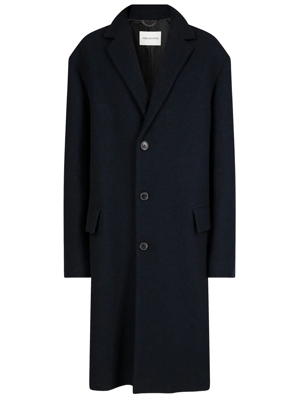 DRIES VAN NOTEN Cappotto "Rustic" In Lana Women