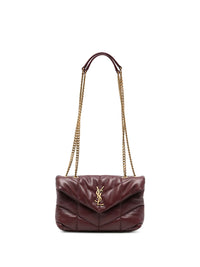 SAINT LAURENT PARIS Borsa "Loulou Puffer Toy Mini" In Pelle Di Agnello Women