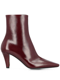 SAINT LAURENT PARIS Stivaletti "Jill 75" In Pelle Liscia Women