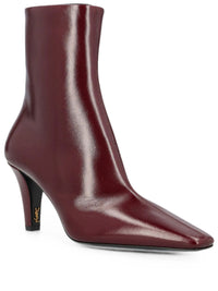 SAINT LAURENT PARIS Stivaletti "Jill 75" In Pelle Liscia Women