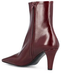 SAINT LAURENT PARIS Stivaletti "Jill 75" In Pelle Liscia Women