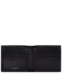 SAINT LAURENT PARIS Portafoglio "Tiny Cassandre East/West" Piccolo In Pelle Lucida Women