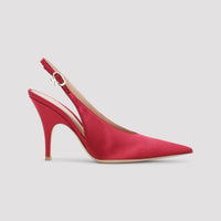 Gianvito Rossi Sofia Sling Crepe Satin Pumps Women