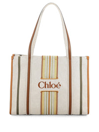 CHLOÉ Tote Bag "Woody Loop" In Tela Women