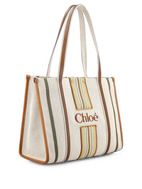 CHLOÉ Tote Bag "Woody Loop" In Tela Women