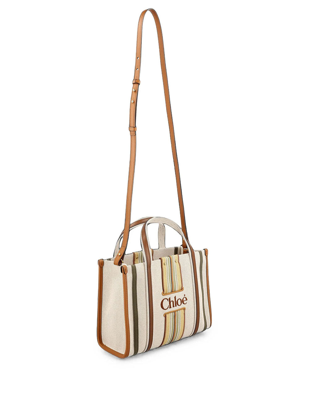 CHLOÉ Tote Bag "Woody Loop" Piccola In Tela Women