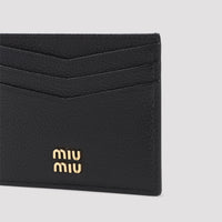 Miu Miu Calf Leather Card Case Women