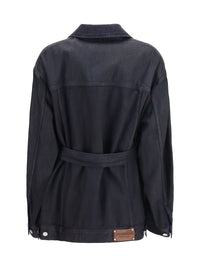 DRIES VAN NOTEN Dries Van Noten Women Cropped Cotton Jacket With Belt