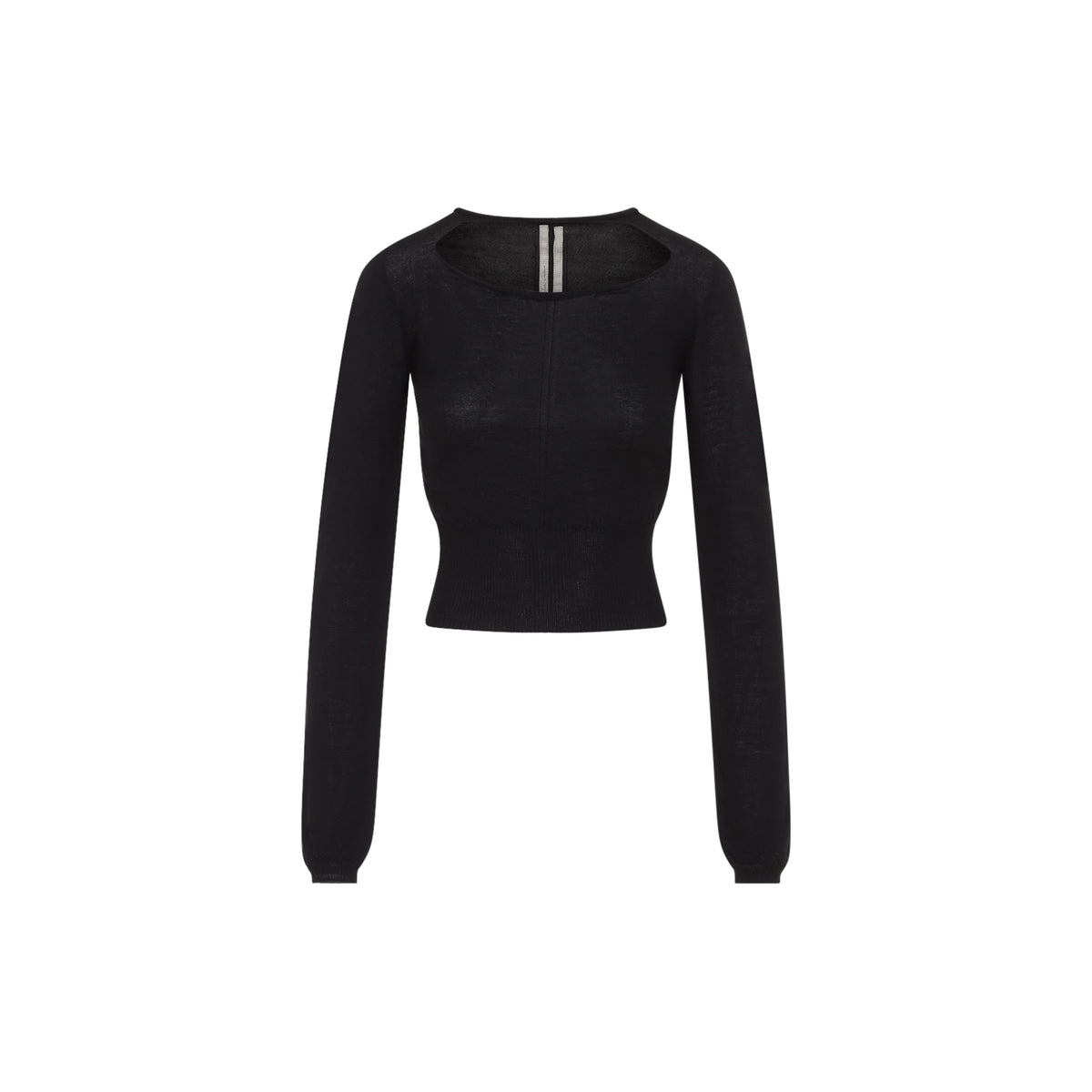 Rick Owens Slashed Cropped Pull T-Shirt Women