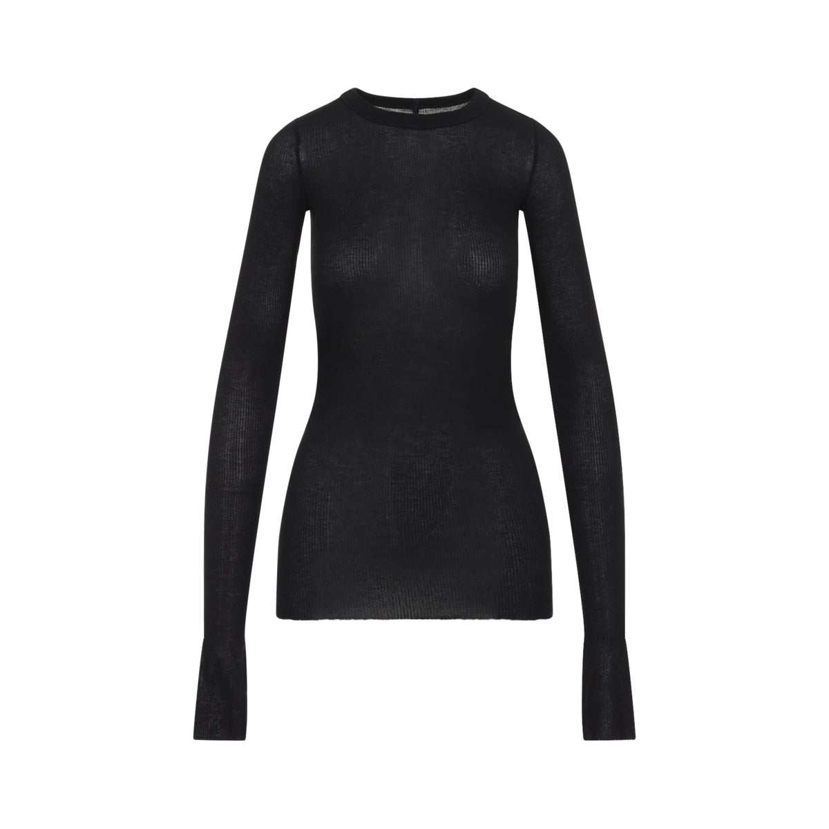 Rick Owens Rib L/S T-Shirt Women