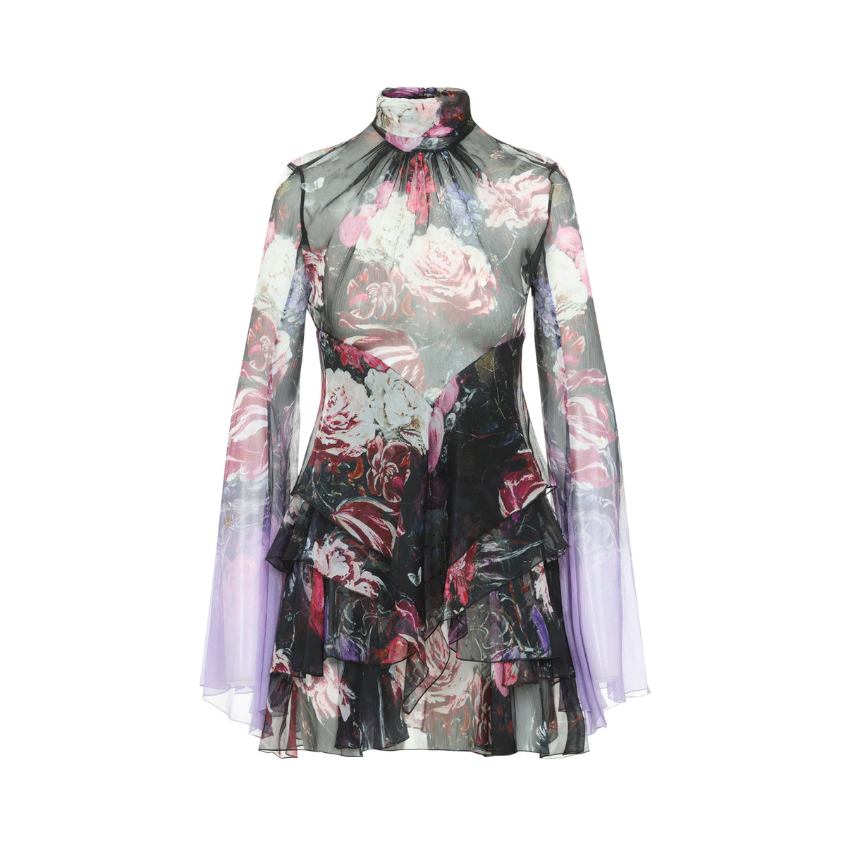 Roberto Cavalli Silk Mini Dress Women