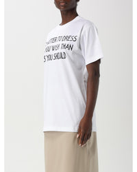 Moschino Couture Oversized slogan Tshirt Women White T-Shirts
