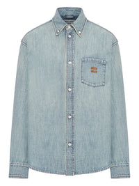 Miu Miu Women Chambray Denim Shirt