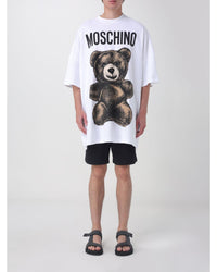 Moschino Couture Teddy Bear Oversized Tee Men Multicolor T-Shirts