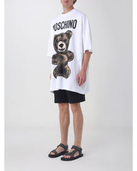 Moschino Couture Teddy Bear Oversized Tee Men Multicolor T-Shirts