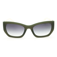 Marc Jacobs Sunglasses Cat Eye Full Rim, Green Frame and Grey Azure Lens MARC723/S01EDGB
