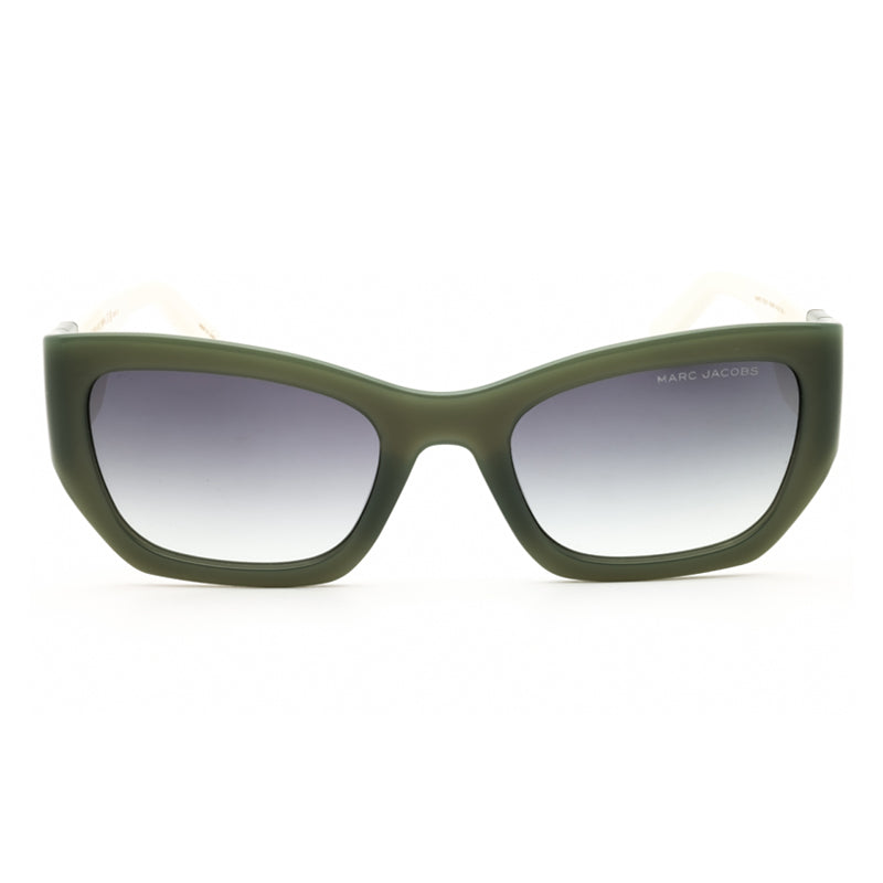 Marc Jacobs Sunglasses Cat Eye Full Rim, Green Frame and Grey Azure Lens MARC723/S01EDGB