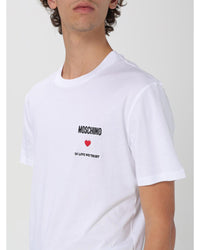 Moschino Couture In Love We Trust TShirt Men White T-Shirts