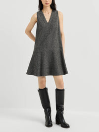 Brunello cucinelli Brunello Cucinelli Women Virgin Wool Donegal Mini Dress
