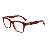 Lacoste Eyeglasses Square Full Rim, Dark Havana Frame and Clear Demo Lenses Lens L2932230