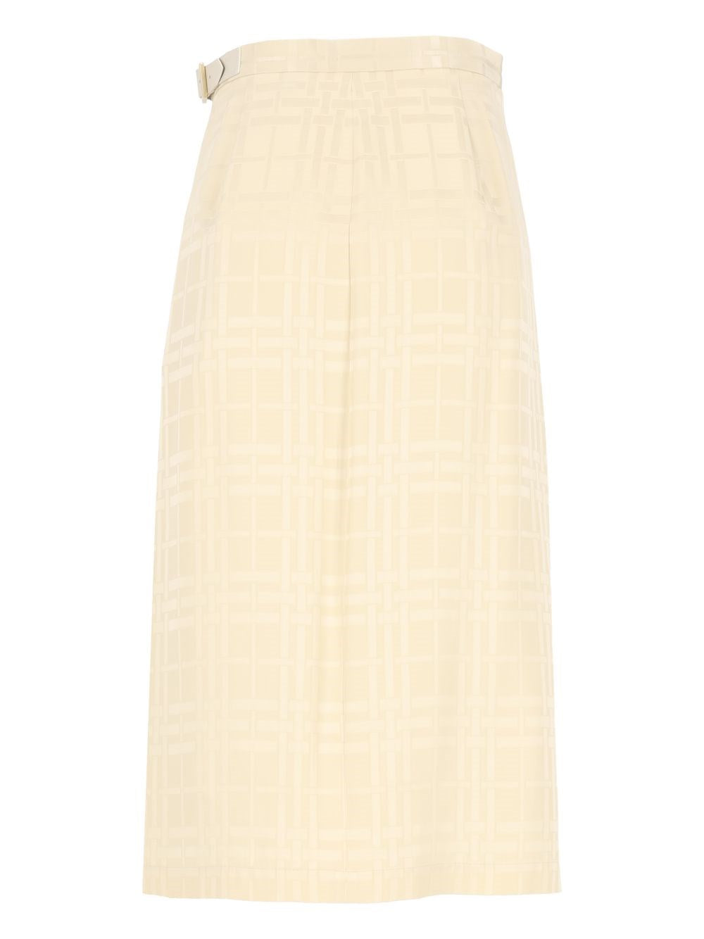 Burberry Women Silk Midi Kilt