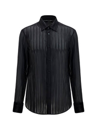 GUCCI Gucci Men Striped Silk Gauze Shirt