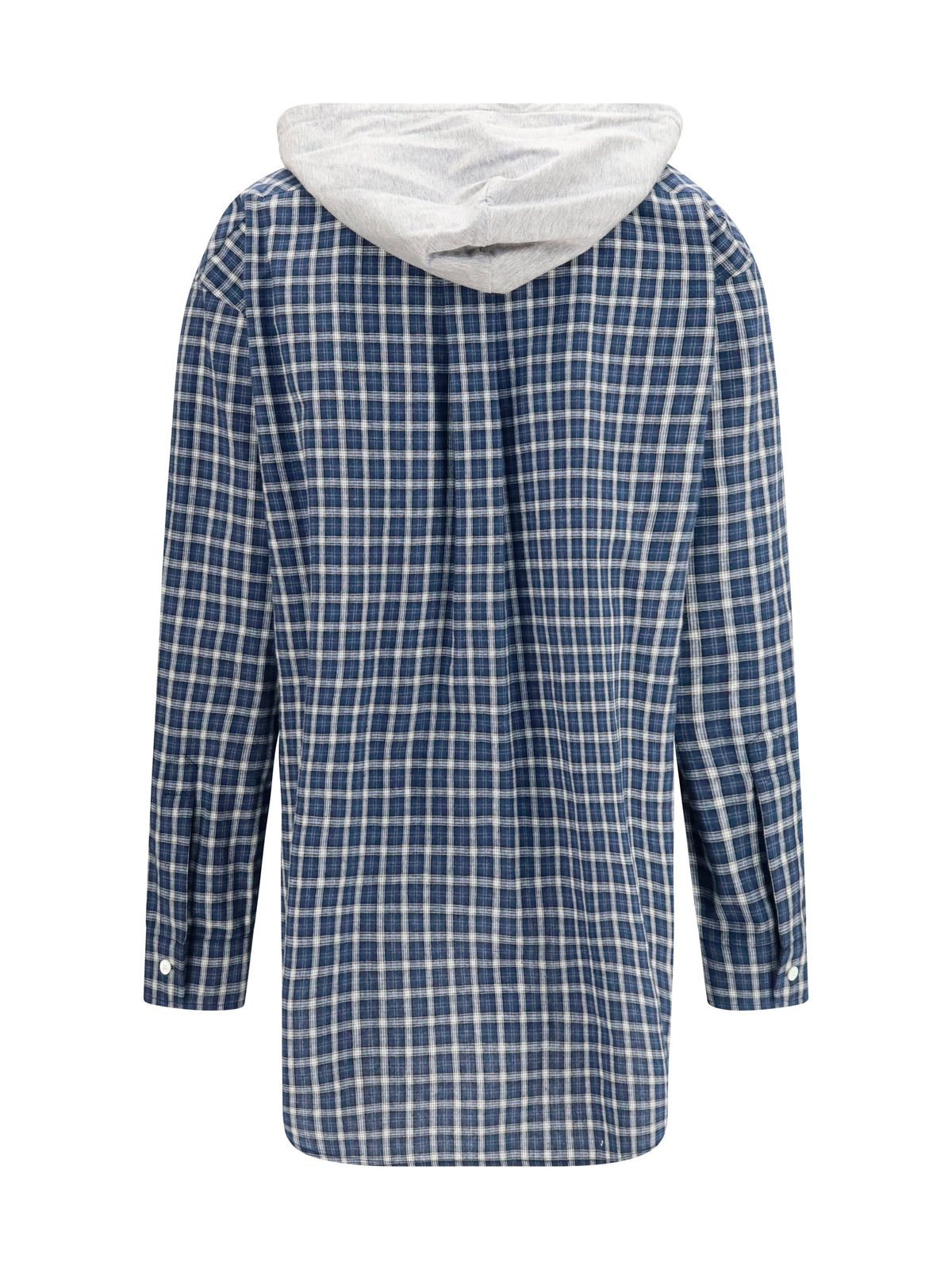 Miu Miu Women Checked Hooded Shirt