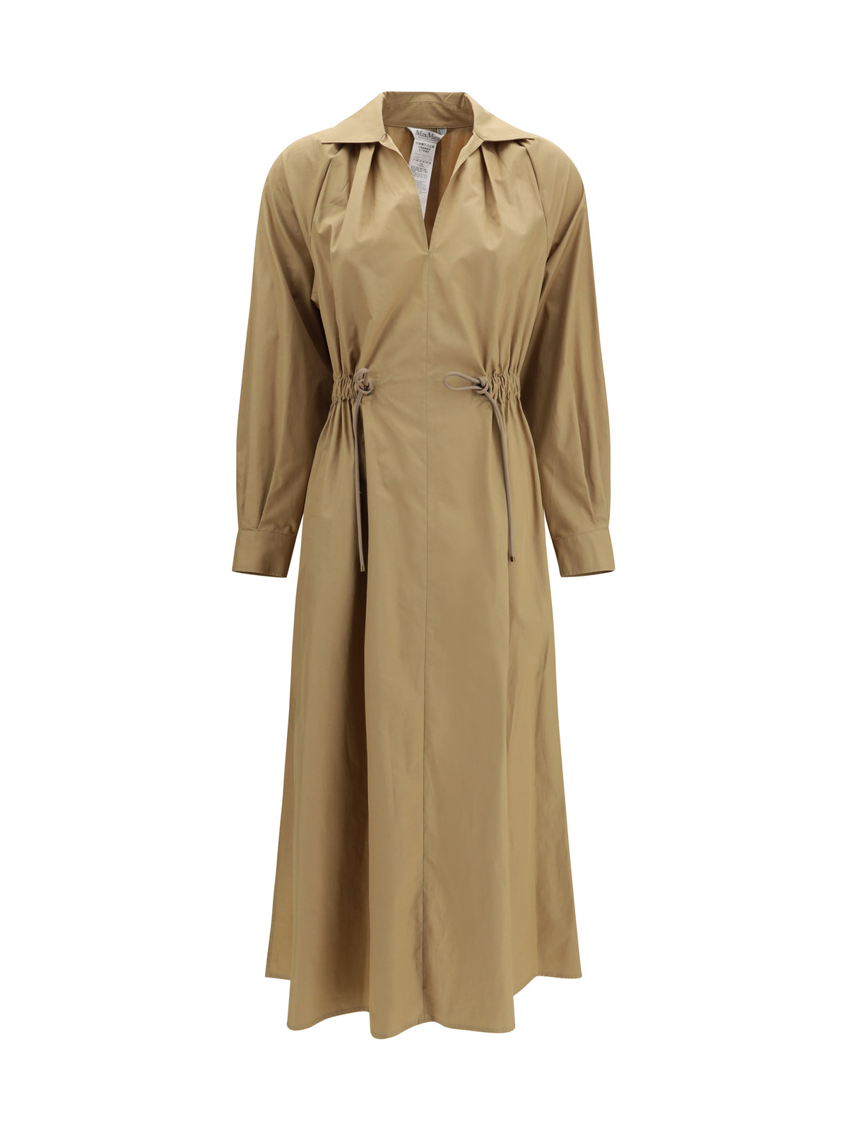 Max Mara Women Pedaggi Midi Dress In Cotton Poplin