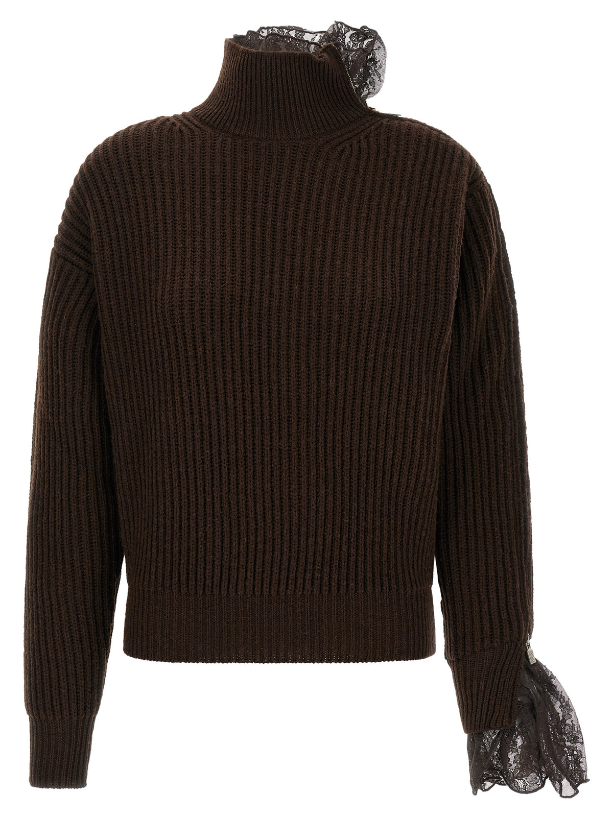 GIUSEPPE DI MORABITO Giuseppe Di Morabito Women Ribbed Lace Sweater