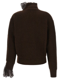 GIUSEPPE DI MORABITO Giuseppe Di Morabito Women Ribbed Lace Sweater