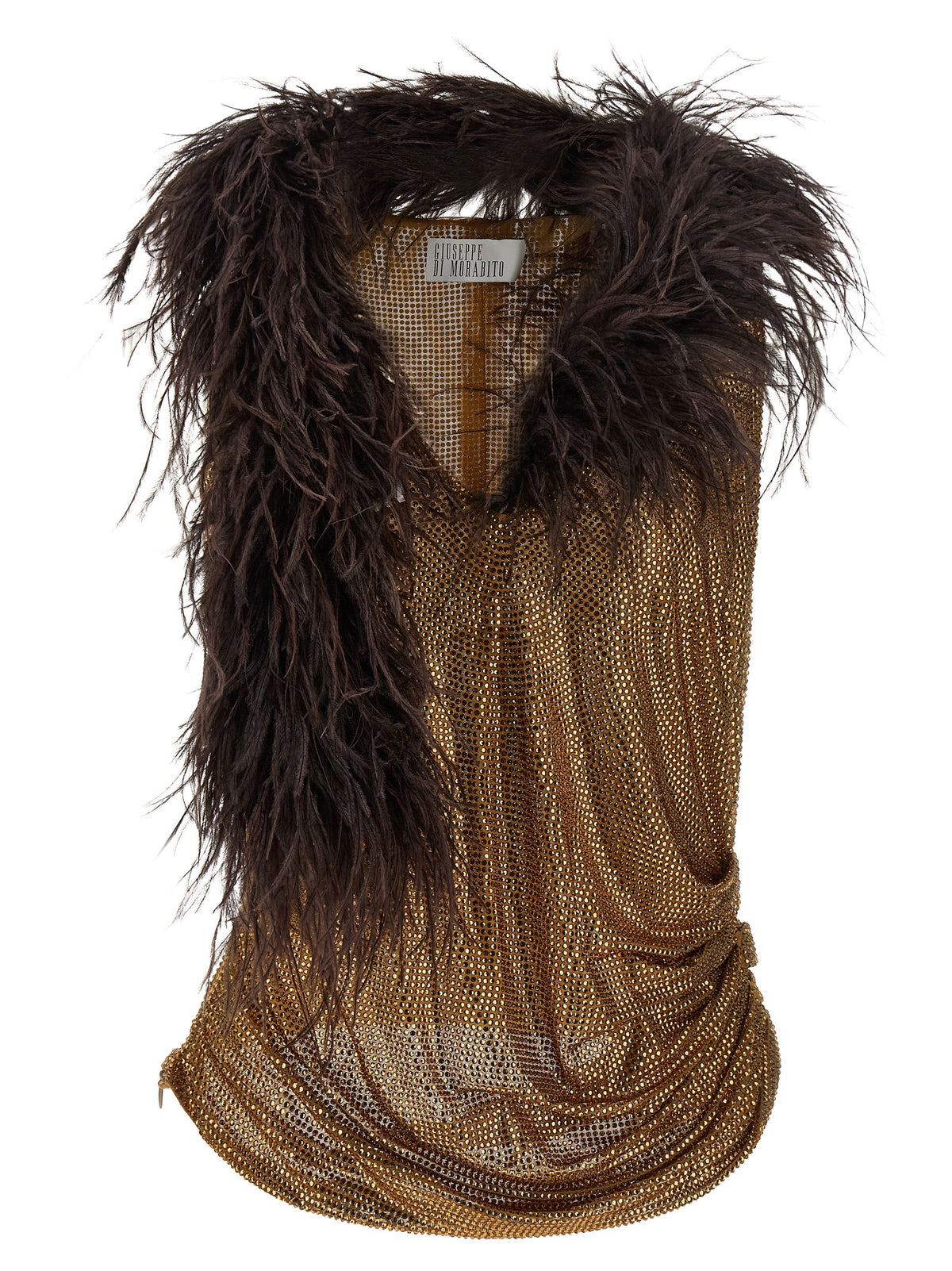 Giuseppe Di Morabito Women Mesh And Feather Top